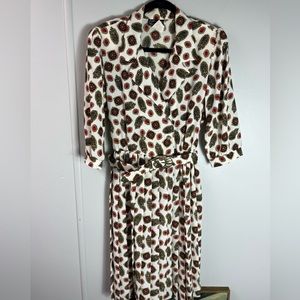 Vintage Breli Originals Size 10 Dress 3/4 Sleeves/Pleated Bottom/Belt